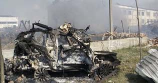 Suicide truck attack on police headquarters in Russia kills 19